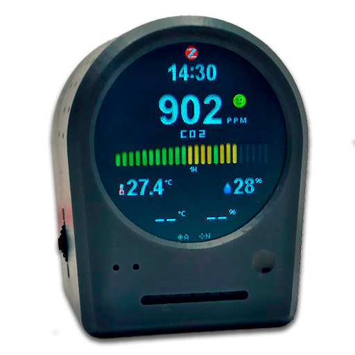 CO2 монитор с IPS TFT дисплеем, температура и влажность, дата и время