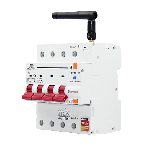 Zigbee DIN-автомат с УЗО и 3-фазным счётчиком энергии
