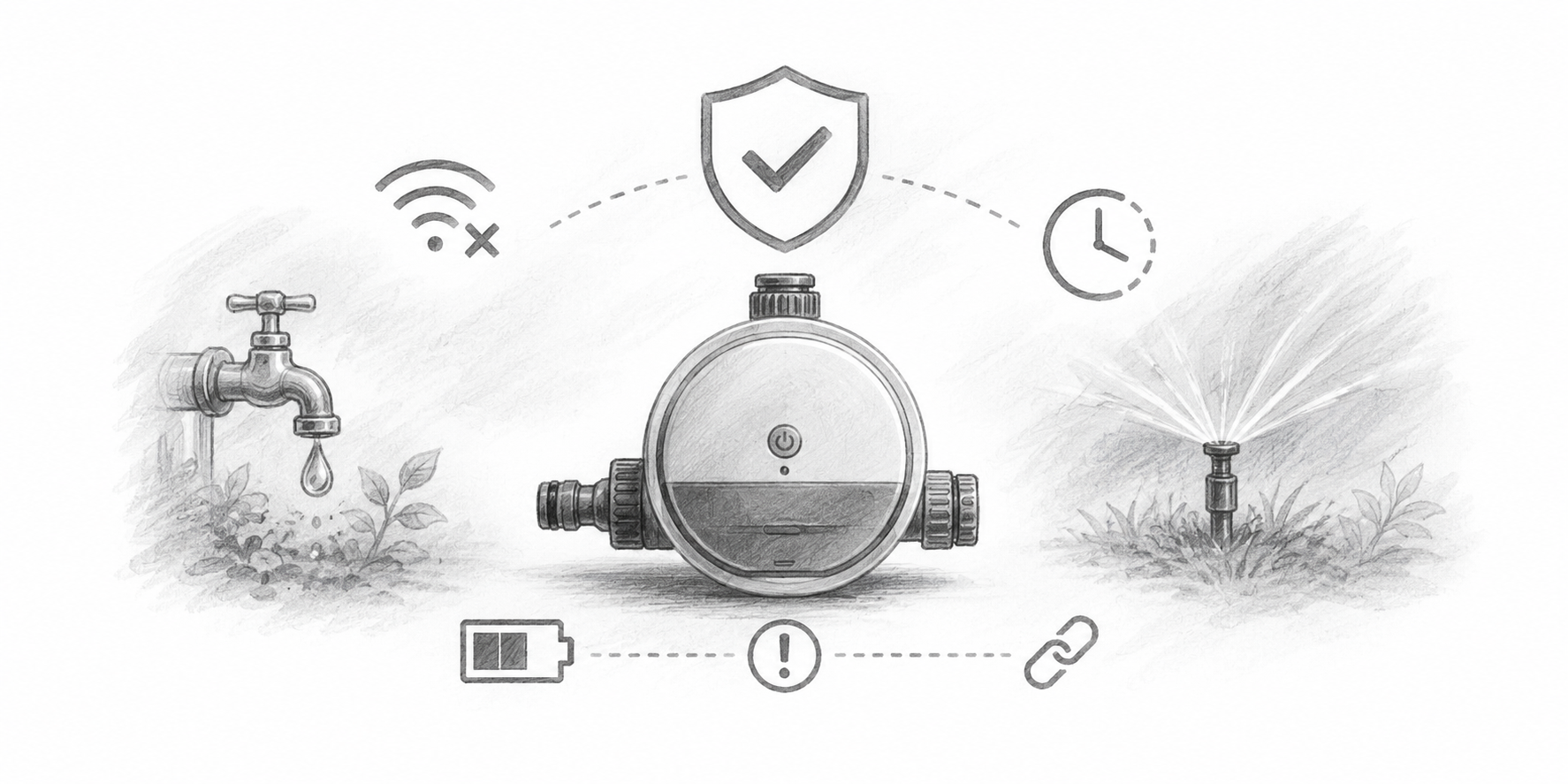 Садовый кран Zigbee POK006: сага о надёжности управления