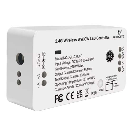 Zigbee LED контроллер WW/CW