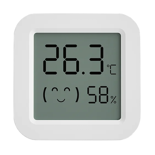 Датчик температуры и влажности с LCD часами